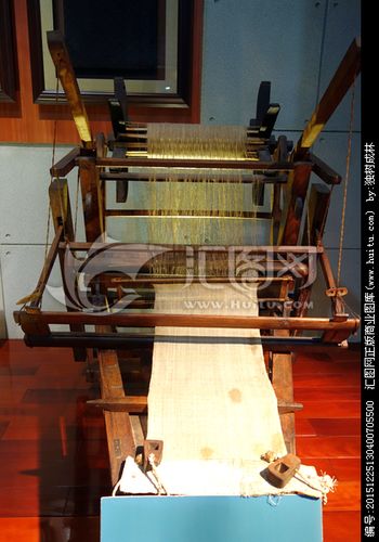 纺车 织布机 纺织机 麻布
